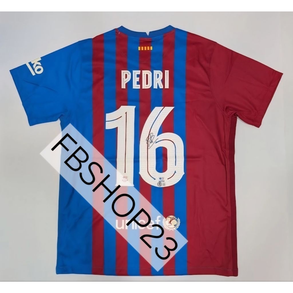 เสื้อBarcelona พร้อมลายเซ็น Pedri แท้!!