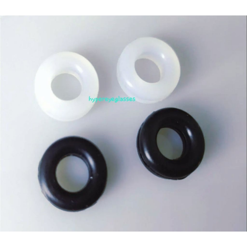 (Donut) ซิลิโคนกันลื่น/เกี่ยวหู สีขาว,สีดำ ซิลิโคนกันลื่นขาแว่นตา, ที่ใส่รองขาแว่นตา, ซิลิโคนเกี่ยวหูแว่นตา