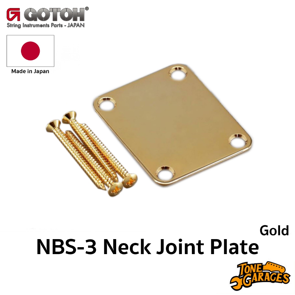 Gotoh NBS-3 Neck Joint Plate สี Gold