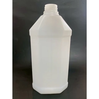 แกลลอน 4.5 ลิตร ทรงเหลี่ยม (สีขาวขุ่น) (กxยxส : 12.5 x 19 x 28 cm) (Food Grade)