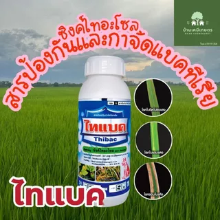 ไทแบค ซิงค์ไทอะโซล สารป้องกันและกำจัดโรคแบคทีเรีย ขนาด 1ลิตร/500ml