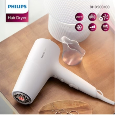 PHILIPSไดร์เป่าผม(2,100W) รุ่น BHD500