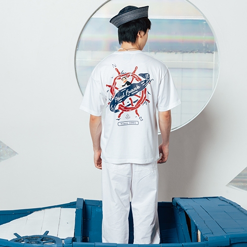 PAUL FRANK เสื้อยืดผู้ชาย TURNING TIDES SM25