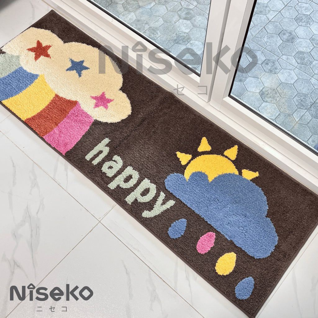 Niseko พรมสไตล์เกาหลี ยาวพิเศษหนานุ่ม