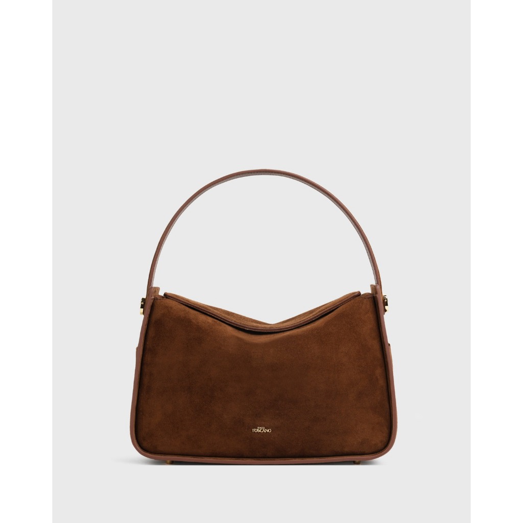 Tocco Toscano Luisa Hobo กระเป๋าสะพายแฟชั่นผู้หญิง หนังกลับ Suede เรียบหรู น้ำหนักเบา ใช้ได้ทุกวัน