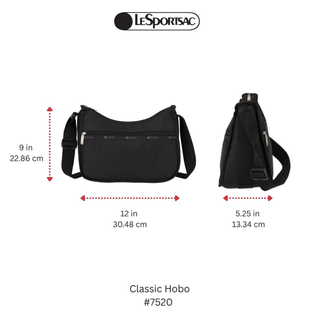 Lesportsac Classic Hobo Bag กระเป๋าสะพายข้างพาดลำตัว Style 7520 Care Bears™ ราคา ถูกที่สุด ดีลบีเคเค แกลเลอรีภาพที่ 3
