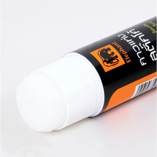 Elephant กาวแท่ง ตราช้าง Sticko สีขาว ขนาด 10 กรัม, 22 กรัม, 40 กรัม Non-Toxic ไม่เป็นอันตราย (ราคาต่อ 1 แท่ง)