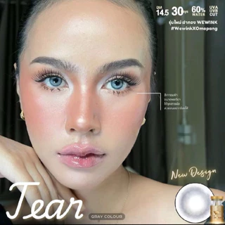 Tear (Dia14.5) 👁👁(We Wink ฝาทอง) อมน้ำ 60%มากสุดในไทย Hydrogel Lens ป้องกันUV☀️ (เลนส์กรองแสง)
