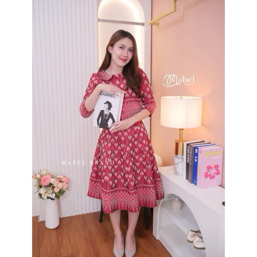 กระโปรงผ้าไทย Mabel size M