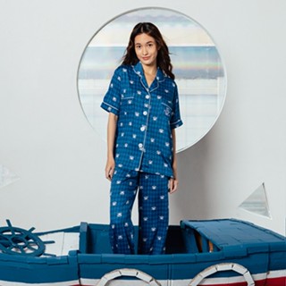 PAUL FRANK ชุดนอนกางเกงขายาวใส่ได้ทั้งชายและหญิง HOUNDSTOOTH…