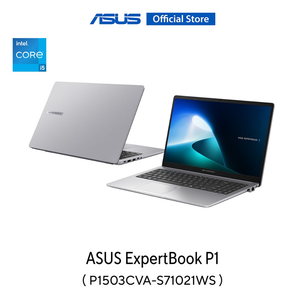 ASUS ExpertBook P1 (P1503CVA-S71021WS) 15.6" Full HD, i5-13420H, 16GB, 512GB SSD, W11 Home & MS Offi