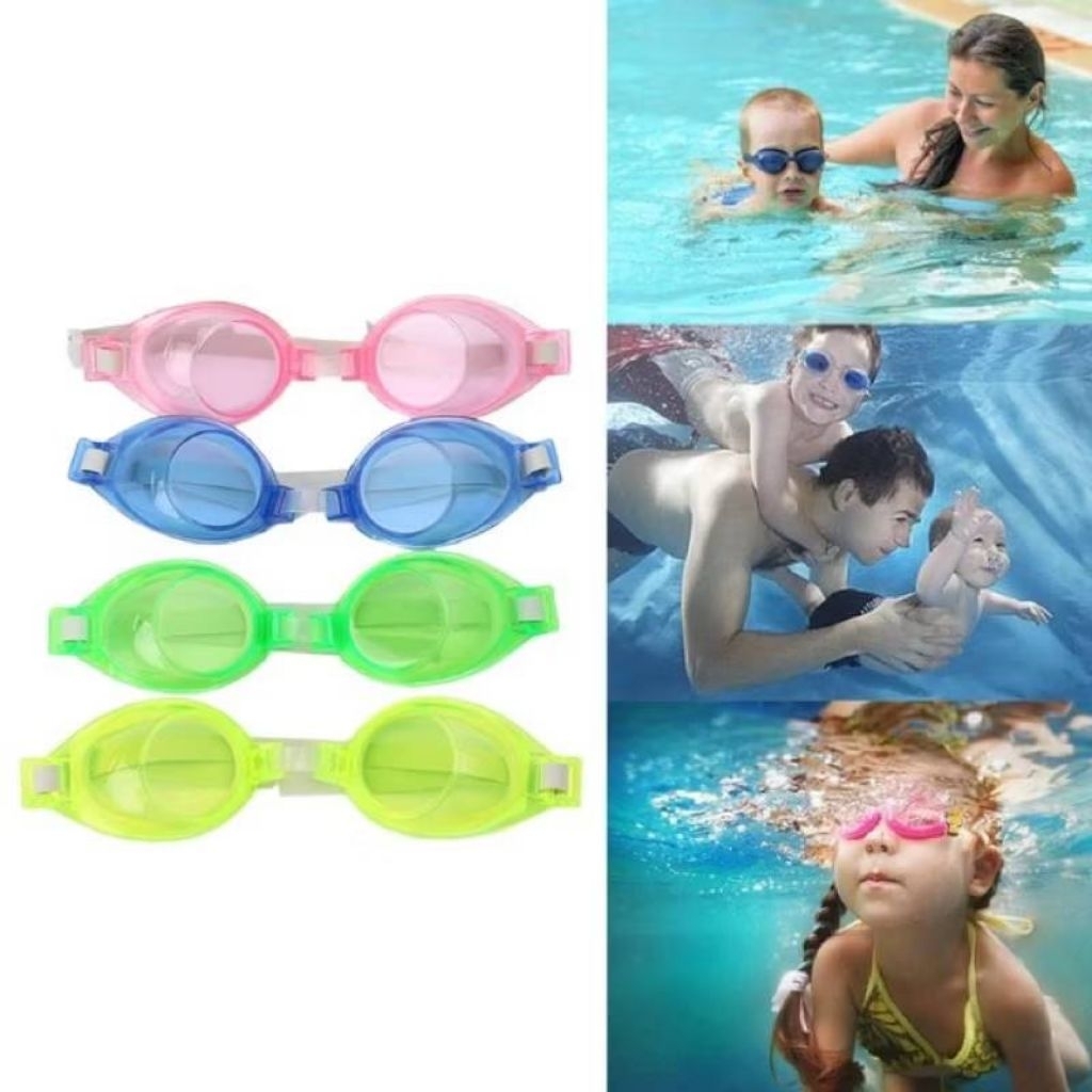 แว่นตาว่ายน้ำ สีสันสดใส มีหลากหลายสีให้เลือก พกพาง่าย สินค้าพร้อมส่ง