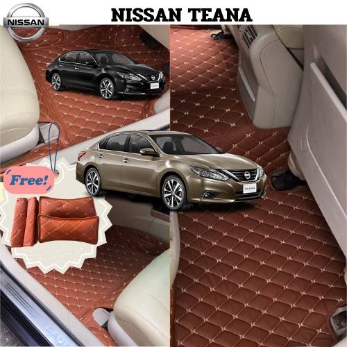 พรมรถยนต์ 6d 7d Nissan teana 2009-2013 J 32 และ2016 3ชิ้นเกรดพรีเมี่ยมราคาพิเศษ