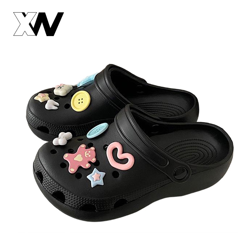 XWbrand  รองเท้าแฟชั่น ทรงสวย สีสันสดใส ใส่ได้ทุกโอกาส แถมฟรีตัวติดสุดโซคิ้วท์ให้ฟรี กดเลย