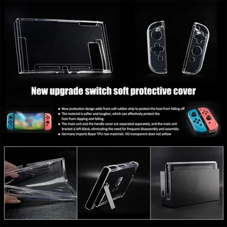 เคสSwitch เคสใสNintendo Switch เนื้อนิ่ม กันกระแทก Nintendo Switch Case เคสป้องกัน เคสโปร่งใส