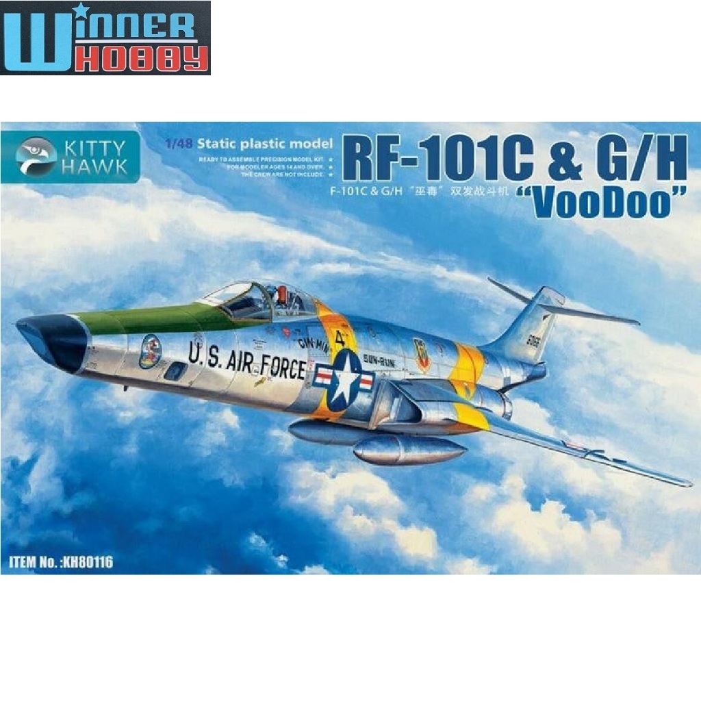 Kitty Hawk KH80116 RF-101C & G/H Voodoo 1/48