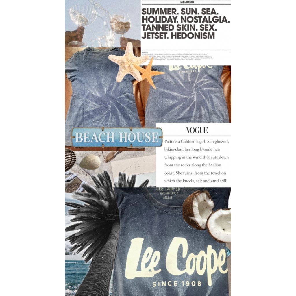 เสื้อยืดลำลองสำหรับ SUMMER 🏊‍♂️ แขนสั้น 👚ผู้หญิง แบรนด์ Lee Cooper ✌️