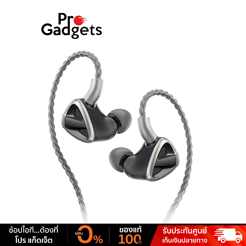 FiiO FH19 IEMs 8 In-Ear Headphone Black หูฟังอินเอียร์