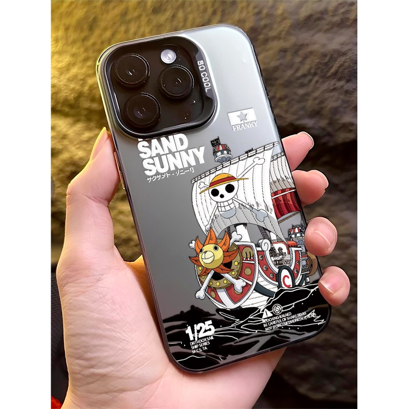 เคสโทรศัพท์ลายเรือโจรสลัดซันนี่ Piratesเกรดพรีเมียม For iPhone 13 11 12 14 15 16 Pro MAX 14 15 16 Plus XR XSMAX 7Plus SE