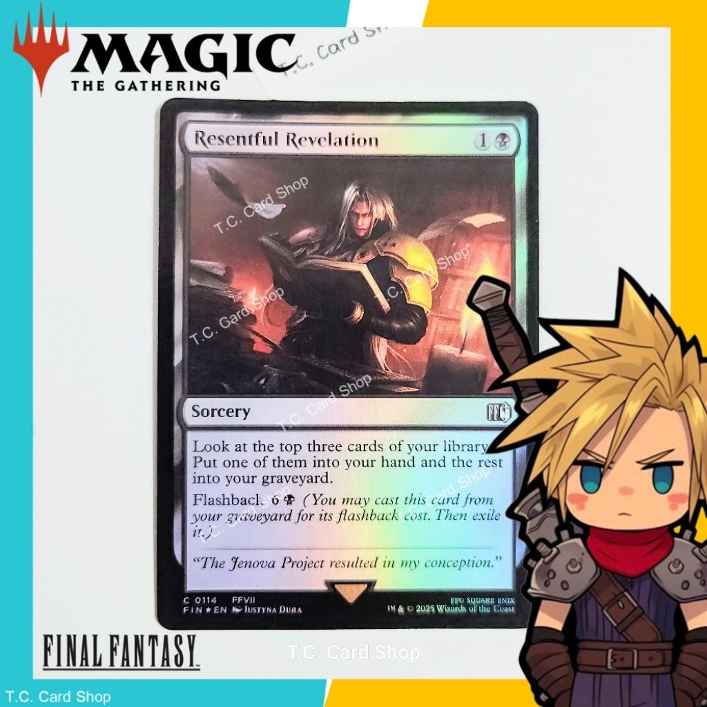 Resentful Revelation (Foil)  C0114 FFVII -  Final Fantasy -  Magic the Gathering (MTG) (FIN)