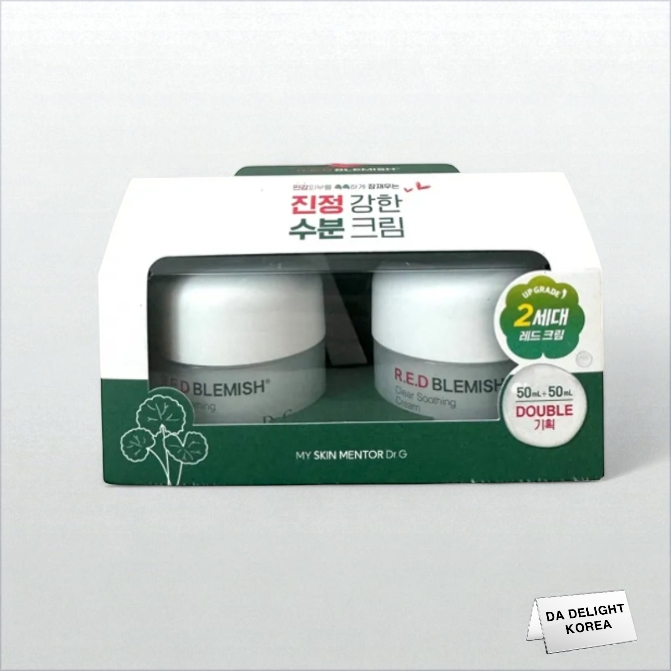 Dr.G RED Blemish Clear Soothing Cream 70+70ml Inside Out 2 Edition with Cup / 50+50ml / Toner 300+300ml