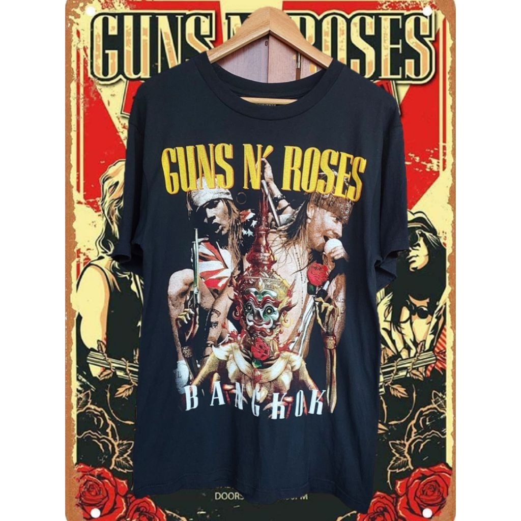 เสื้อวง Guns N Roses T Shirt Tour Bankkok 2022s'