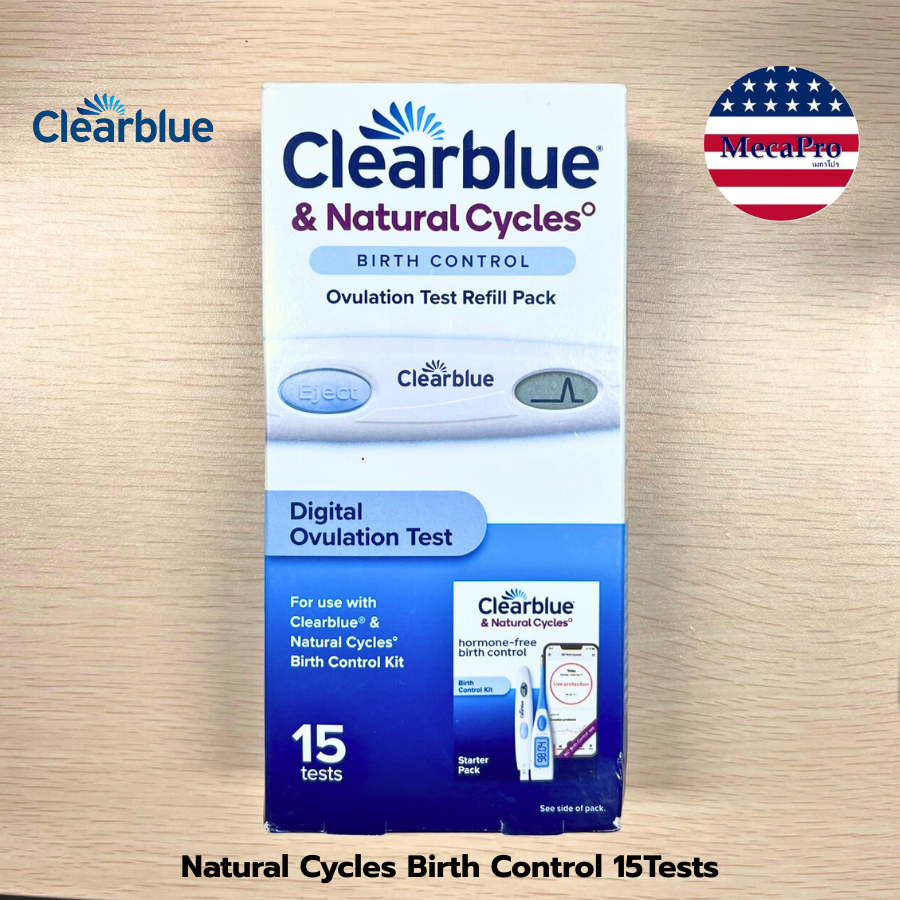 Clearblue® Natural Cycles Birth Control Ovulation Test Refill Pack, 15 Digital Ovulation Tests ทดสอบ