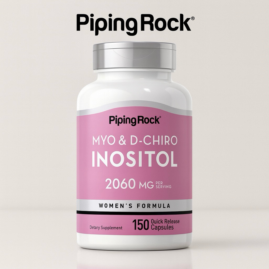 PipingRock Myo & D-Chiro Inositol for Women 2,060 mg. [per serving] (150Capsules) สำหรับผู้หญิง