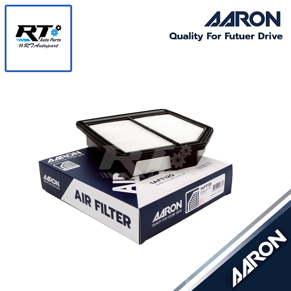 AARON กรองอากาศ Honda Civic FD เครื่อง 1.8 ปี06-11 | 1AFT120 | 17220-RNA-A00