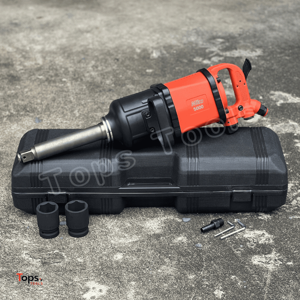 NIKO บล็อกลม ชุดบล็อกลม 1 นิ้ว งานหนัก แถมลูกบล็อกเบอร์ 38 และ 41mm. รุ่น NK-5000