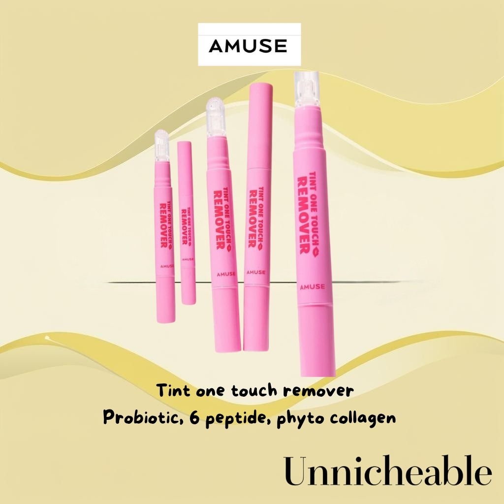 [พร้อมส่ง] AMUSE tint one touch remover ลิปลบลิปสติก