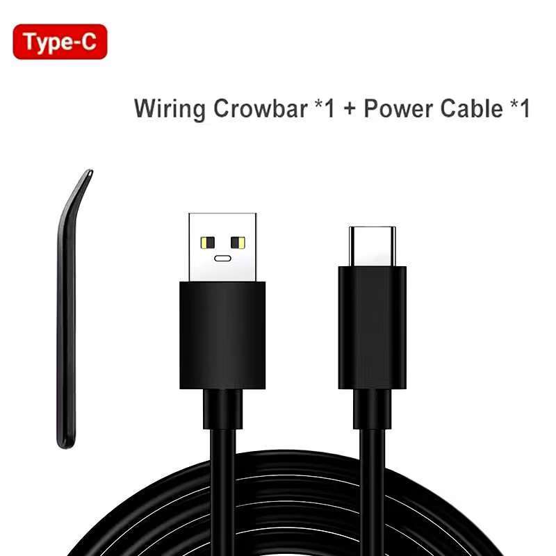 ประเภทcสําหรับ70mai สายชาร์จสําหรับ70mai Omni X800 / X200 / A810 / M310 / A510 / M500 สําหรับสายไฟDu