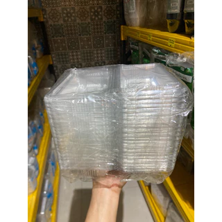 กล่องใส่อาหารฝาล็อค BL-45A ขนาด ก10xย16.5xส6 ซม.(500ml.) บรรจุ 100ชิ้น