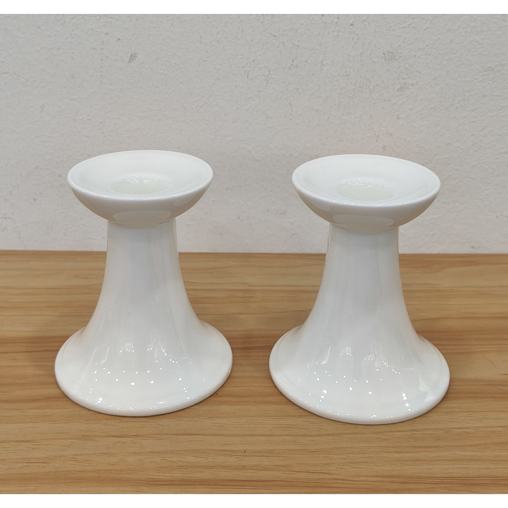 Royal Porcelain : Bone China - เชิงเทียน 1 คู่/Candlestick