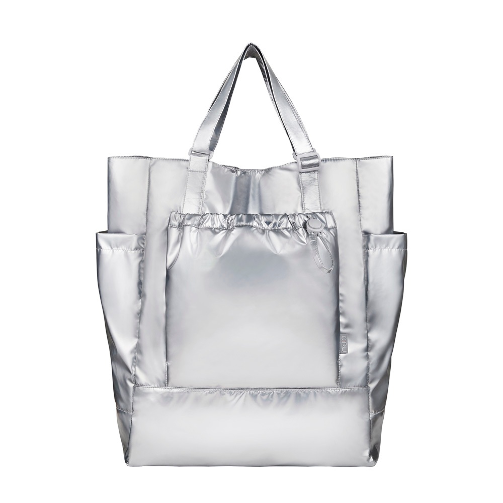 พร้อมส่งจากไต้หวัน  CIPU กระเป๋าคุณแม่และเด็กอ่อน รุ่น Airy กระเป๋าถือทรง Tote สีเงิน