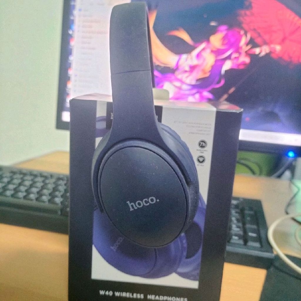 HOCO W40 Gaming Headset บลูทูธ5.3พร้อมไมโครโฟน พับเก็บได้