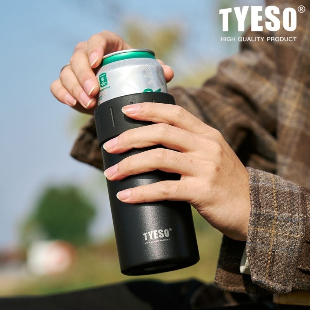 tyeso can Holder ปลอกใส่ขวดและกระป๋องช่วยเก็บความเย็น เก็บอุณหภูมิกระป๋อง ขนาด350-520ml