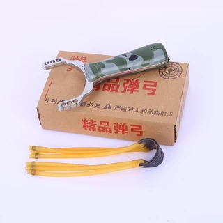 (ส่งจากไทย​🇹🇭) หนังสติ๊ก 6 แรง ยางกลม รุ่น ทหารเล็ก+ลายไม้ มี 2 ลาย รหัส HT-037 ของแถมพร้อมเล่น