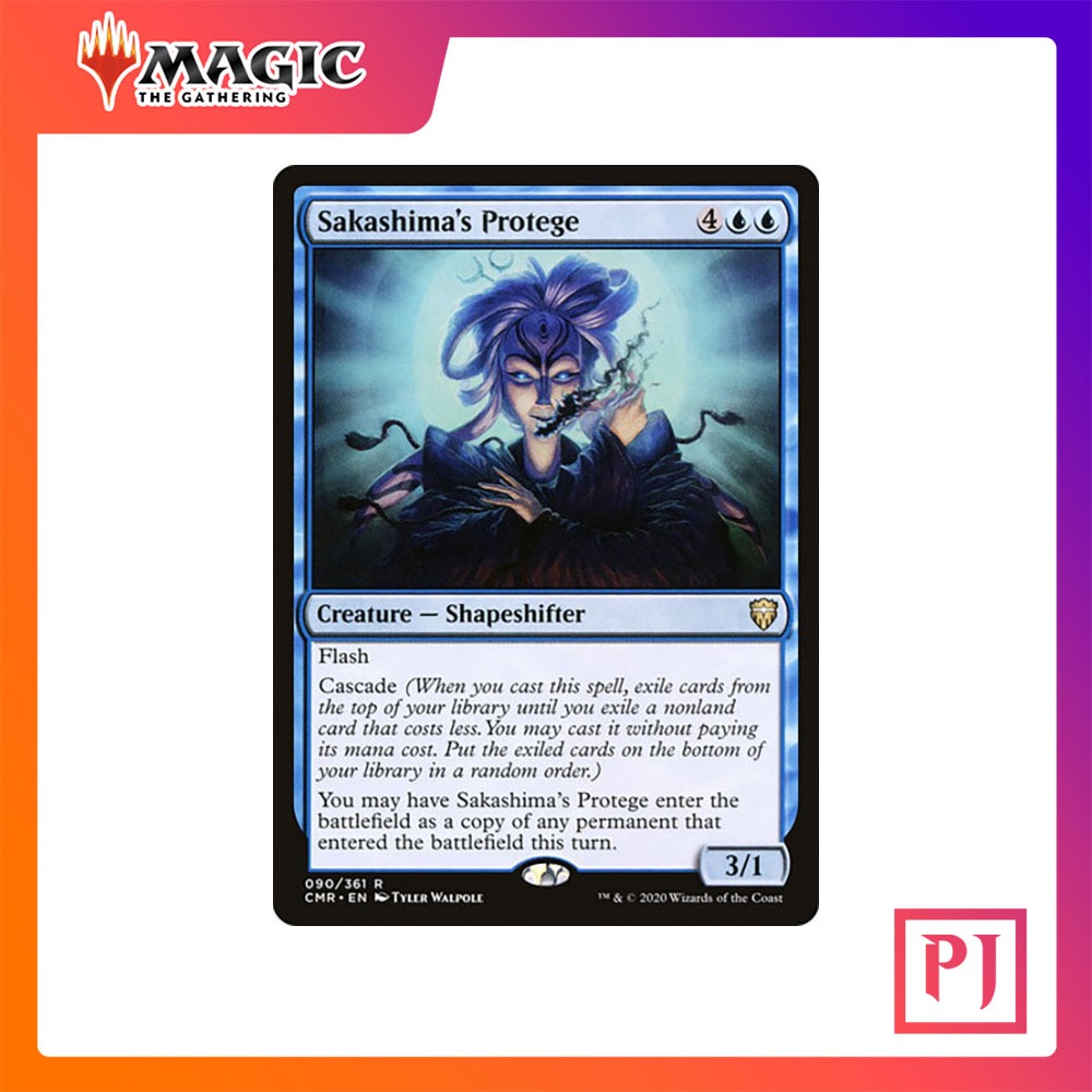 [MTG] Sakashima’s Protege [CMR] [BLUE] [RARE] [NORMAL] [ENG] (การ์ดเมจิค / Magic the Gathering)