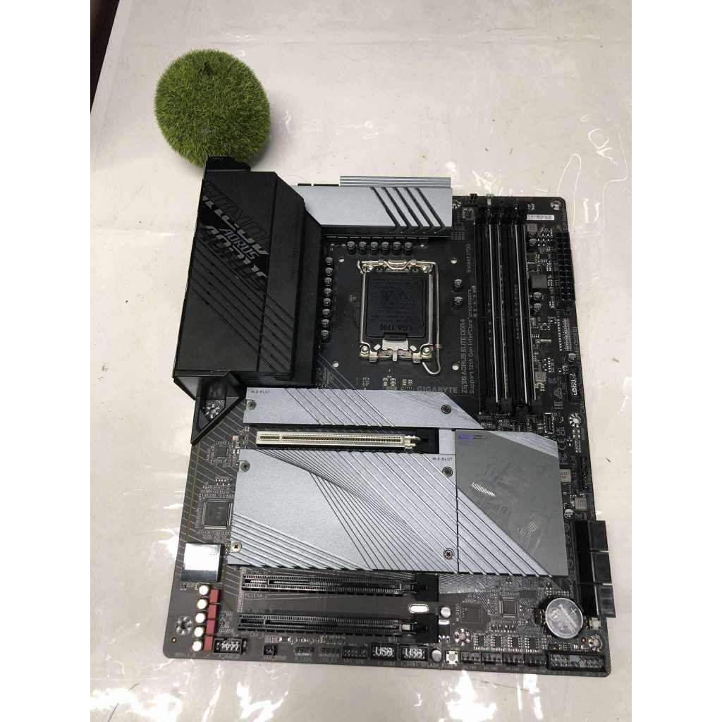 MAINBOARD 1700 GIGABYTE Z690 AORUS ELITE  DDR4 สินค้าใช้งานแล้ว ไม่มีกล่อง ประกันร้าน
