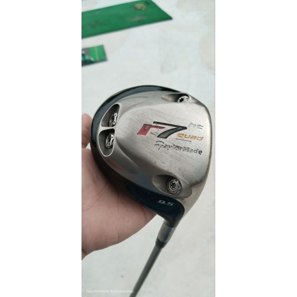 ไม้กอล์ฟมือสอง Driver r7 quad ht 9.5° Taylormade/FLEX-S ก้าน Diamana *กริ๊ปมีแตก ต้องการเปลี่ยนกริ๊ป