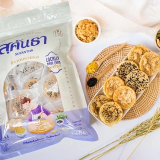 ขนมไทย สุคันธา ข้าวตังรวมรส 3 ซอง (175 กรัม/ซอง) ไซส์ Family pack Rice Crisps Mixed Flavors