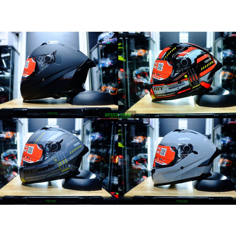 MT รุ่น BRAKER SV มีแว่นกันแดด หมวกกันน็อค MT 2025