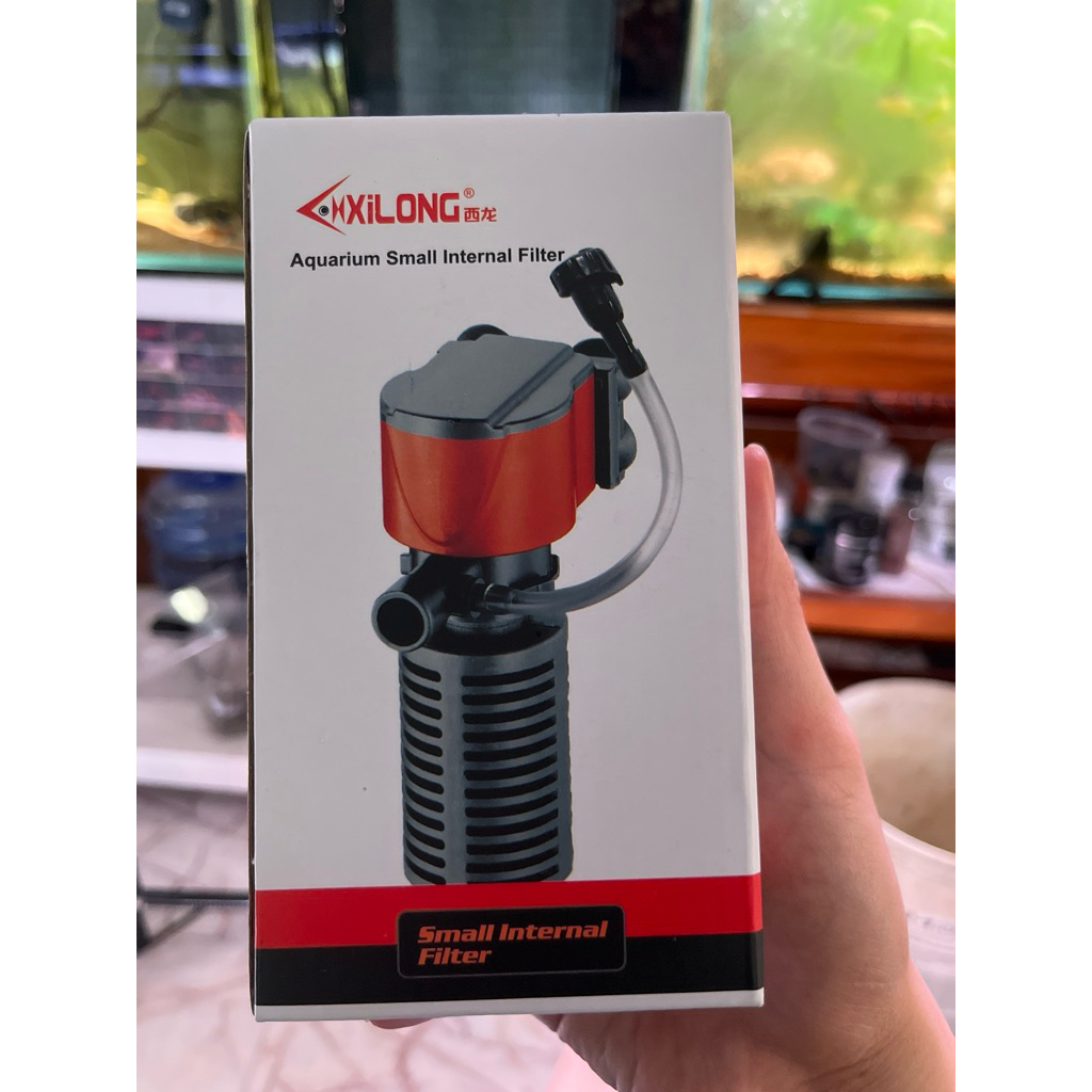 กรองเล็กจิ๋วเพิ่มอ๊อกซิเจน และ เพิ่มกระแสน้ำตู้ปลา XiLong