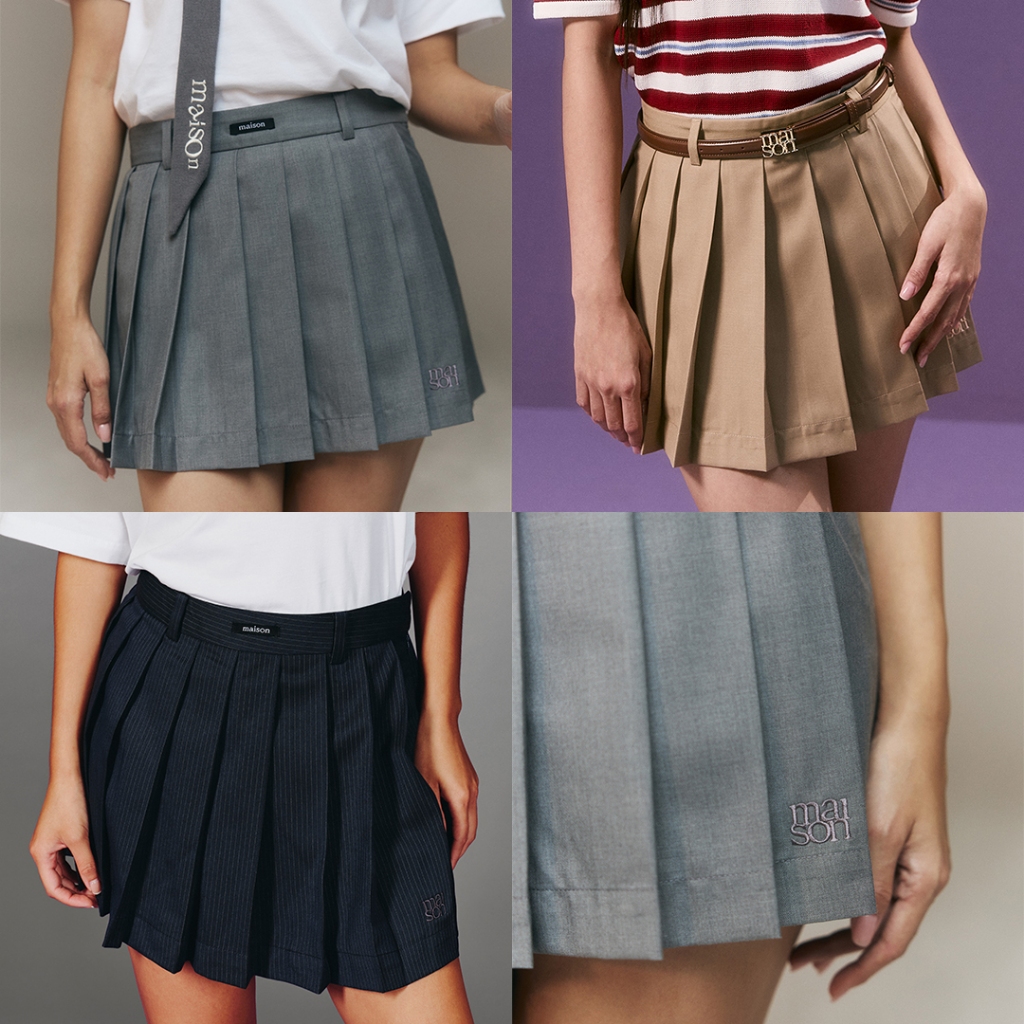 maison KEEPS | Ava Pleated Skort | กระเปง (กระโปรงกางเกง)