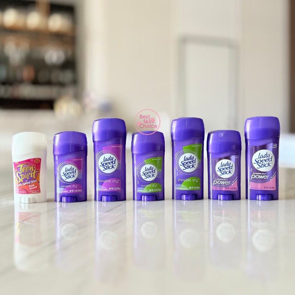 โรลออนระงับกลิ่นกาย LADY SPEED Invisible dry /Shower fresh / Wild freesia / Powder fresh