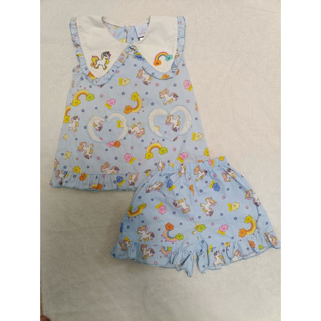 ชุดเซ็ทเด็กผู้หญิงแบรนด์Bno มือสอง ไซส์18M