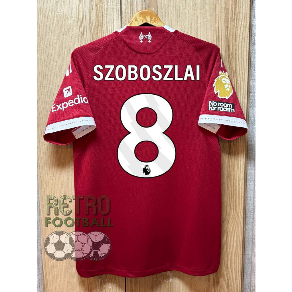 ล้างสต๊อก!! เสื้อกีฬาฟุตบอล ลิlวoร์ PLAYER เกรดนักเตะ Home ชุดเหย้า ปี 25/26 ฟลูออฟชั่นEPL ชื่อเบอร์นักเตะในทีม