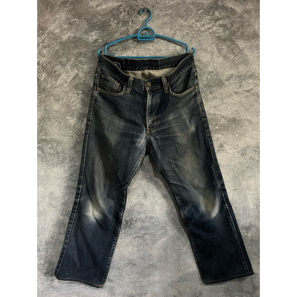 กางเกงยีนส์EDWIN X KUSHITANI 503S3 ZYLON งานญี่ปุ่นวินเทจขากระบอกตรงเฟดสวยเอว34