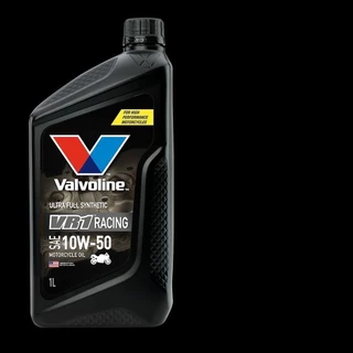[ยกลัง] น้ำมันเครื่องมอเตอร์ไซค์ Valvoline VR1 Racing #10W50 ปริมาณ 1 ลิตร (วีอาร์วัน เรสซิ่ง)